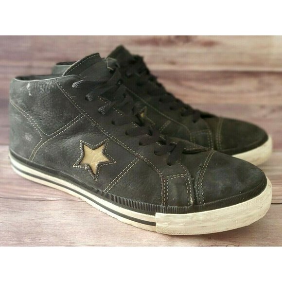 Converse Other - Converse Mens One Star Mid Trainer Black Sneakers